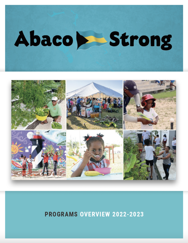 Abaco Strong Program Overview 2022-2023