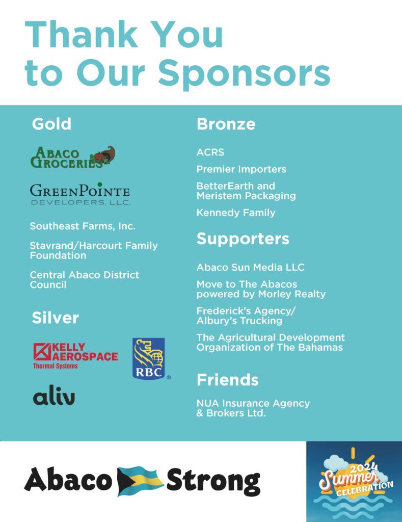 Thank You To Our Sponsors